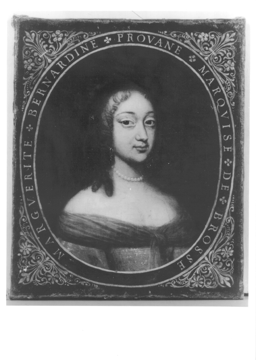 ritratto di Margherita Bernardina Provana marchesa de Brosse (dipinto, opera isolata) - ambito francese (metà sec. XVII)