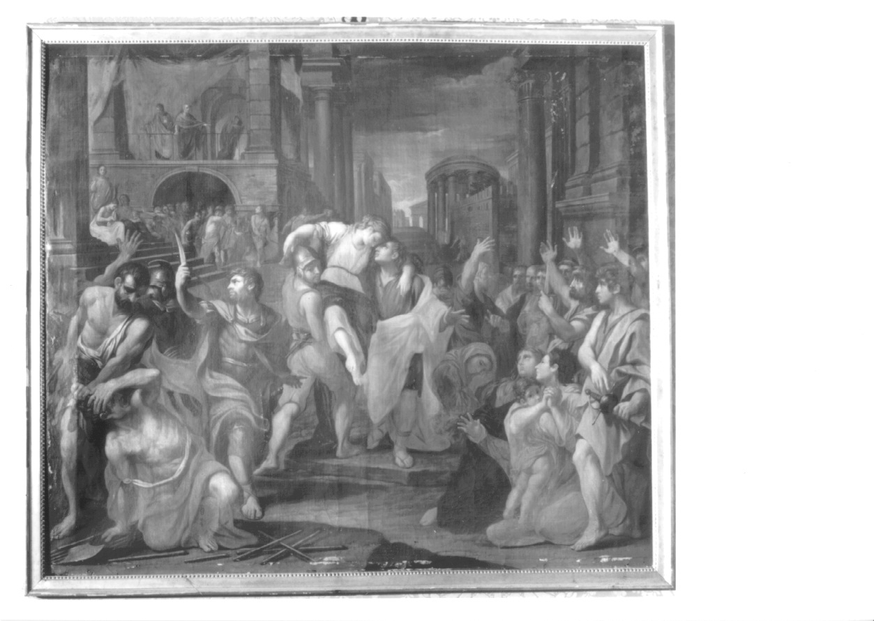 MORTE DI LUCREZIA, morte di Lucrezia (dipinto, opera isolata) di Caccianiga Francesco (metà sec. XVIII)