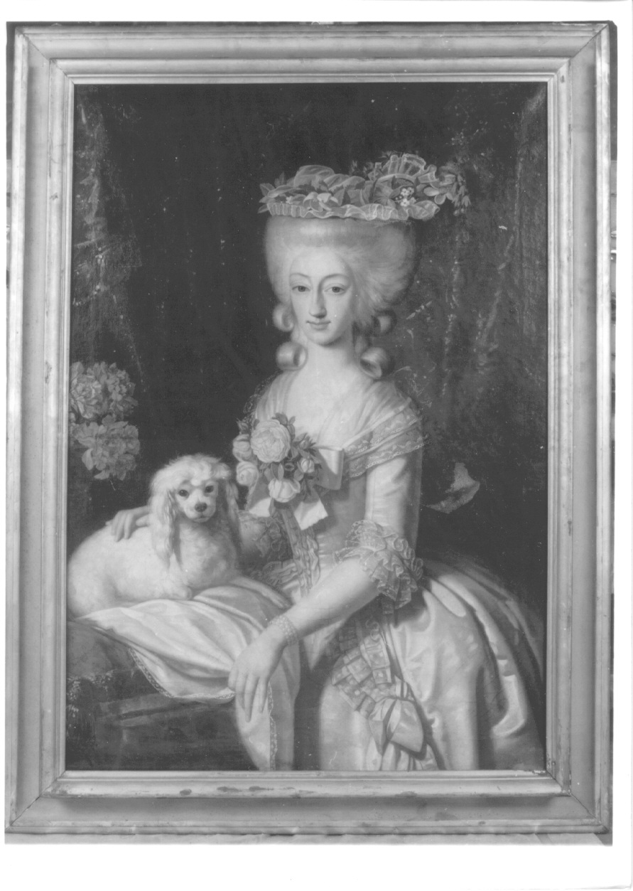 Ritratto di Maria Anna di Savoia, Duchessa di Chiablese, ritratto di Maria Anna di Savoia duchessa del Chiablese (dipinto, opera isolata) - ambito piemontese (ultimo quarto sec. XVIII)