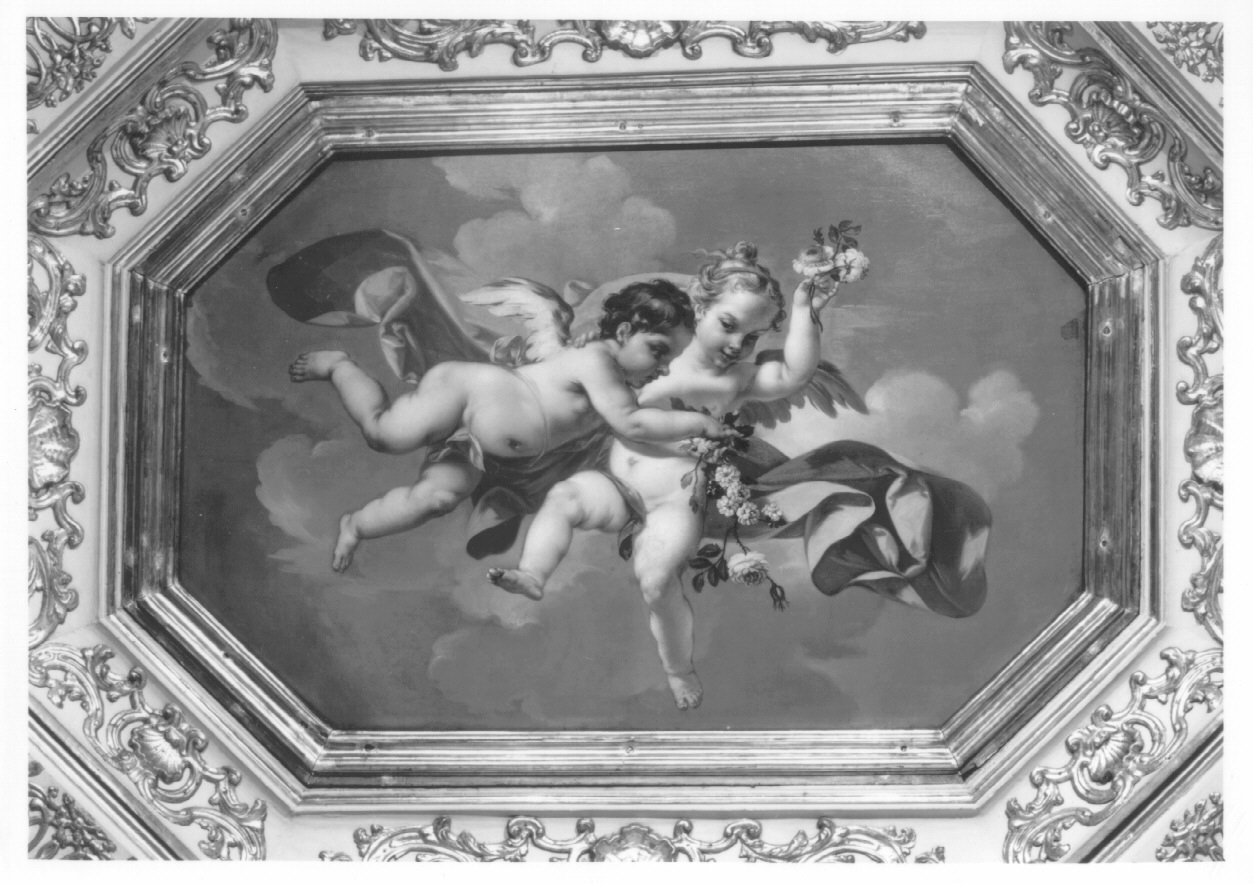 putti alati (dipinto, ciclo) di Beaumont Claudio Francesco (primo quarto sec. XVIII)