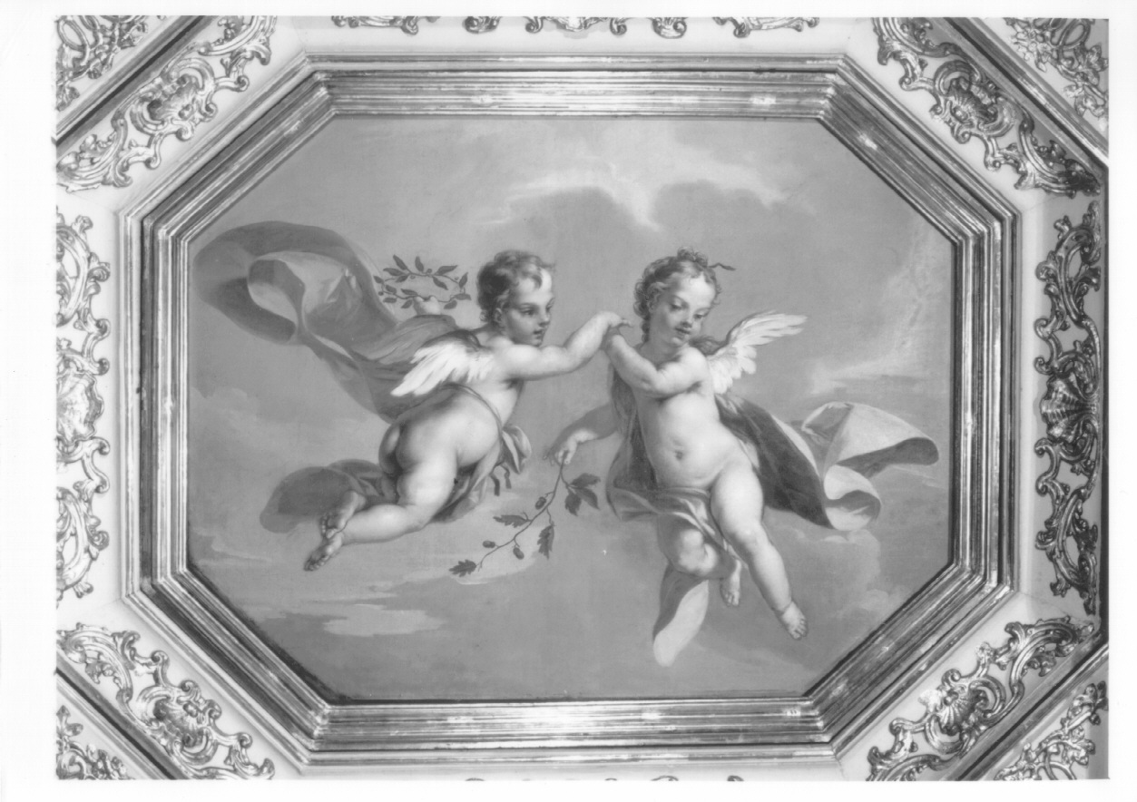 putti alati (dipinto, ciclo) di Beaumont Claudio Francesco (primo quarto sec. XVIII)