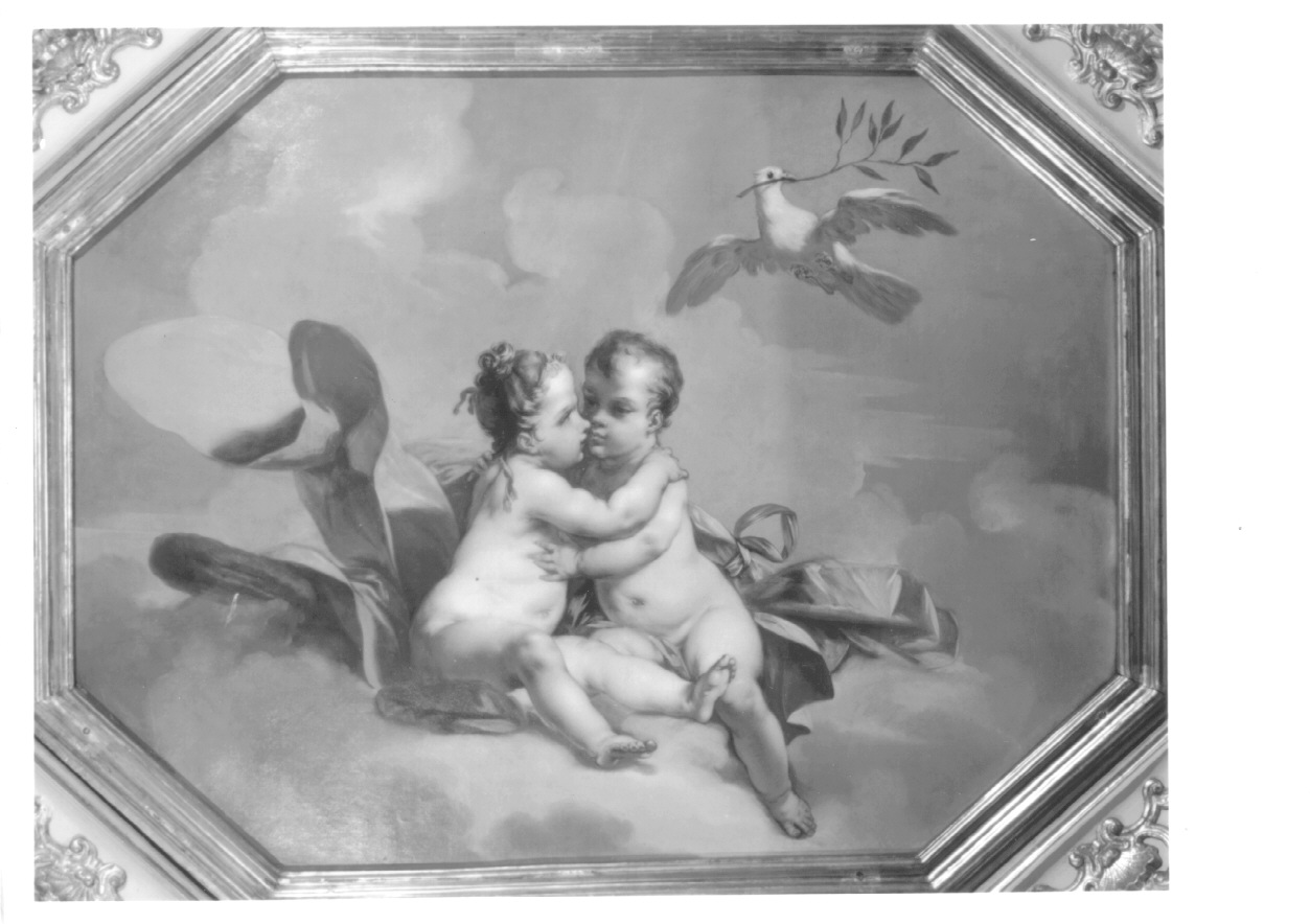 putti alati (dipinto, ciclo) di Beaumont Claudio Francesco (primo quarto sec. XVIII)