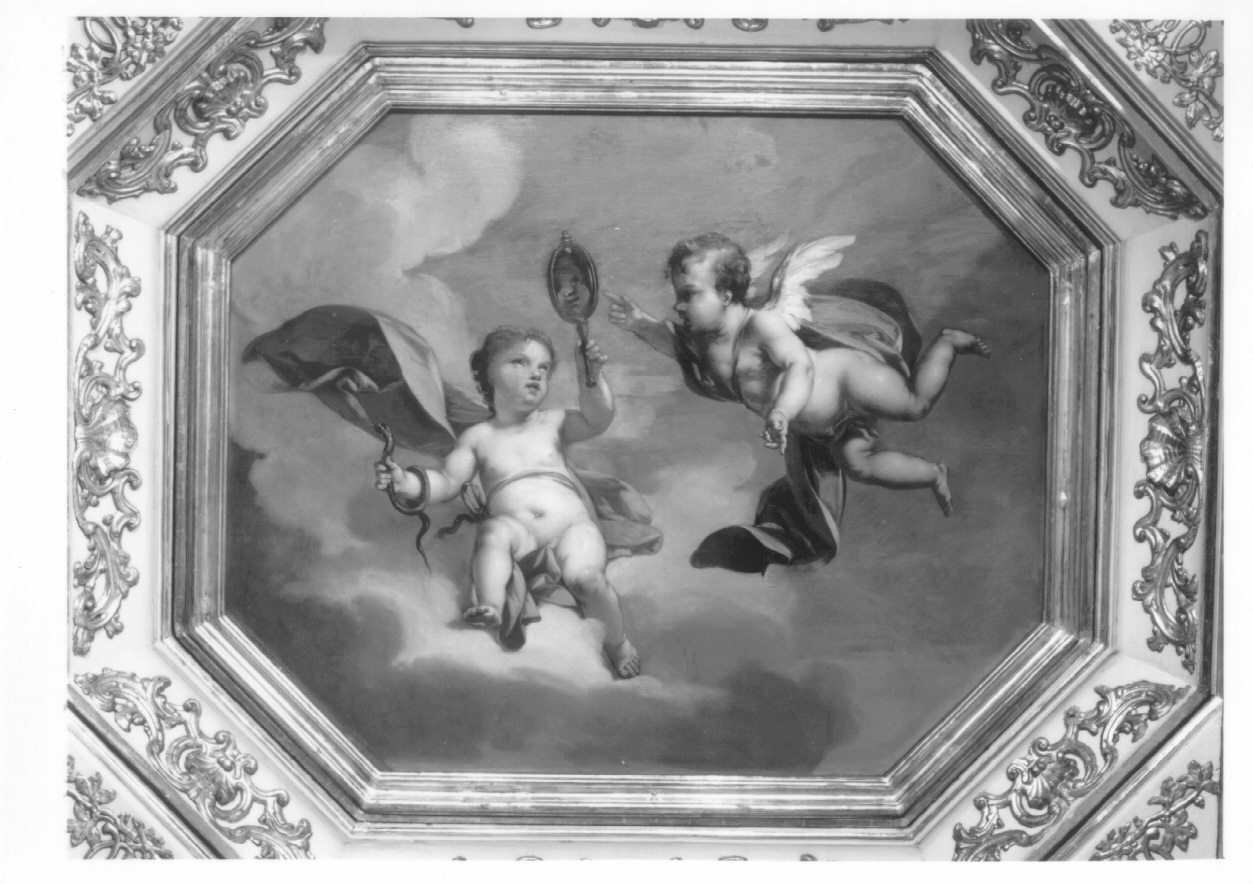 putti alati (dipinto, ciclo) di Beaumont Claudio Francesco (primo quarto sec. XVIII)