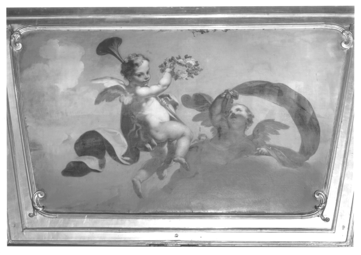 putti alati (dipinto, opera isolata) di Beaumont Claudio Francesco (primo quarto sec. XVIII)