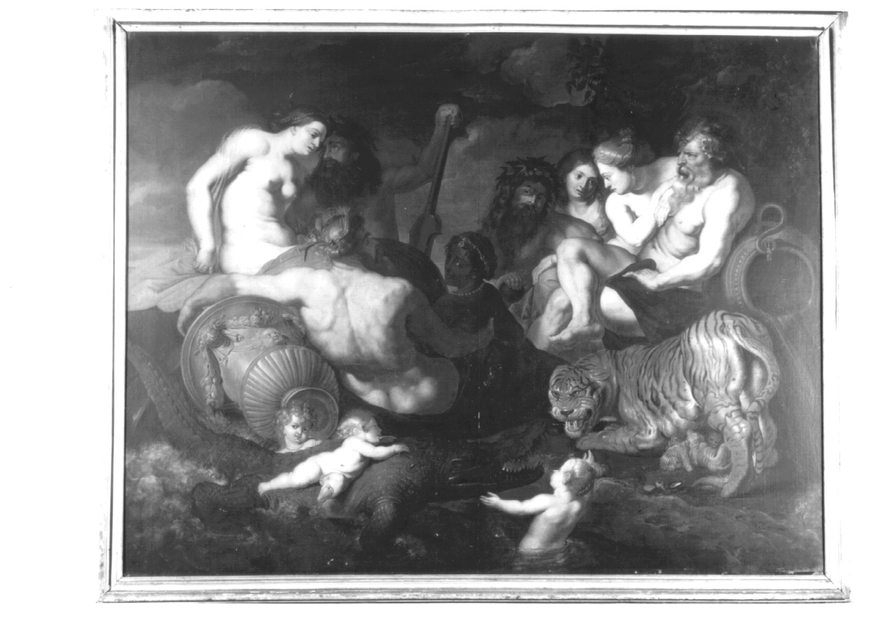 quattro continenti (dipinto, opera isolata) di Rubens Pieter Paul (maniera) (prima metà sec. XVII)