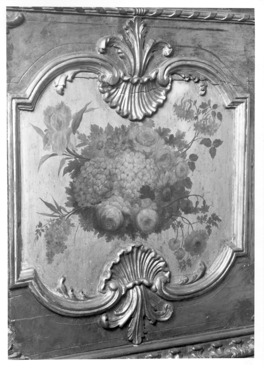 Fiori, fiori (dipinto, elemento d'insieme) - ambito piemontese (secondo quarto sec. XVIII)