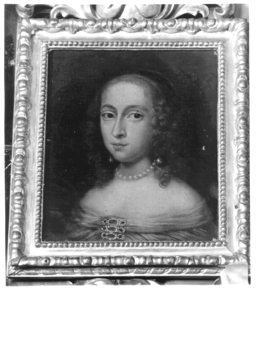ritratto di Isabella d'Este (dipinto, opera isolata) - ambito francese (terzo quarto sec. XVII)