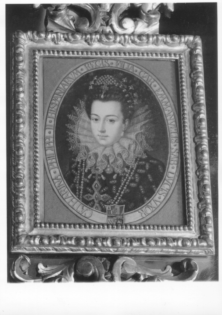 ritratto di Caterina d'Austria (miniatura, opera isolata) di Lavy Giuseppe (terzo quarto sec. XVIII)