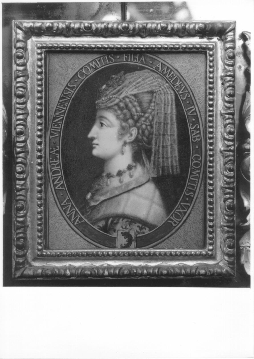 ritratto di Anna d'Albon (miniatura, opera isolata) di Lavy Giuseppe (terzo quarto sec. XVIII)
