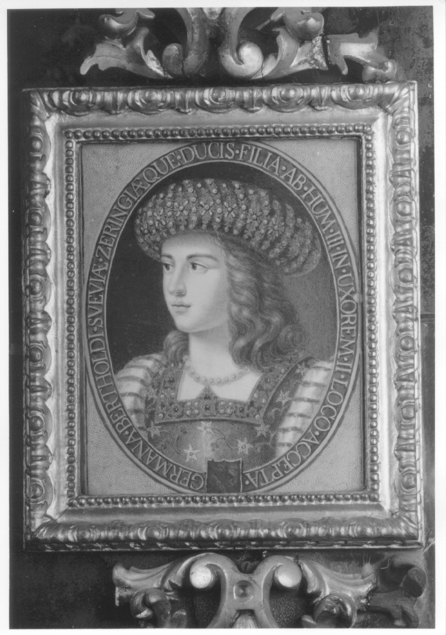 ritratto di Germana di Savoia (miniatura, opera isolata) di Lavy Giuseppe (terzo quarto sec. XVIII)