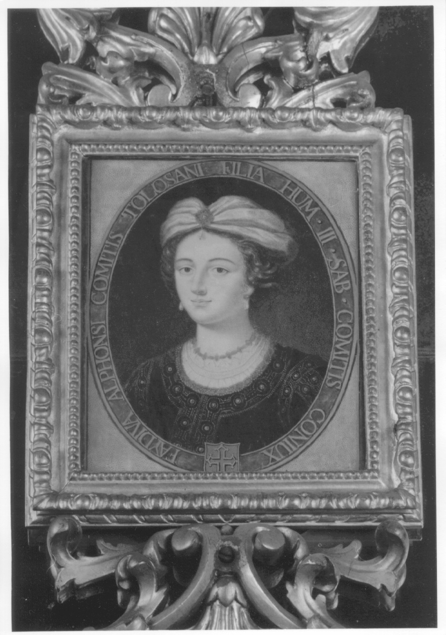 ritratto di Faldiva di Tolosa (miniatura, opera isolata) di Lavy Giuseppe (terzo quarto sec. XVIII)
