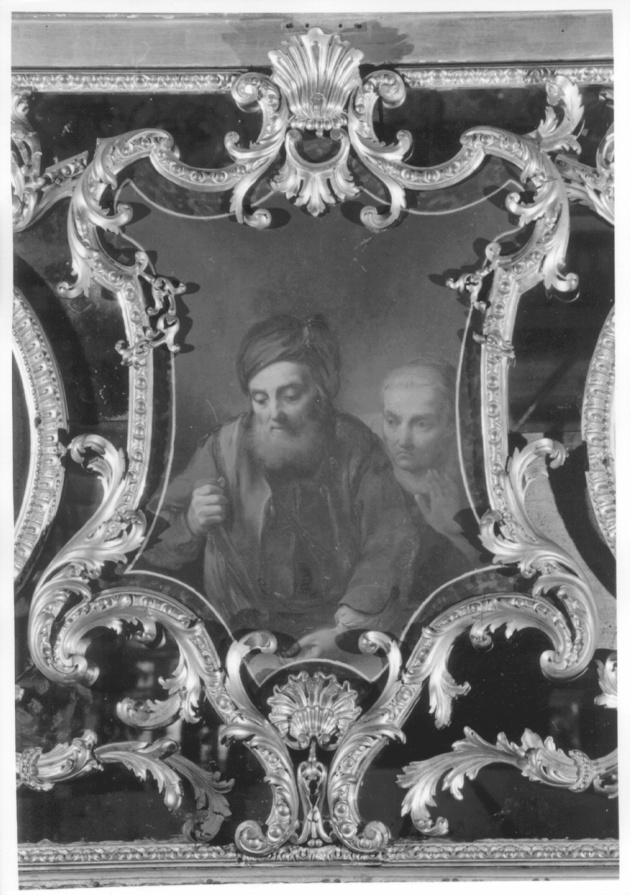 due vecchi (dipinto, opera isolata) di Nogari Giuseppe (secondo quarto sec. XVIII)