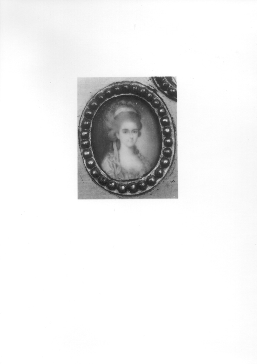 ritratto di Giuseppina di Lorena (miniatura, elemento d'insieme) - ambito piemontese (prima metà sec. XIX)