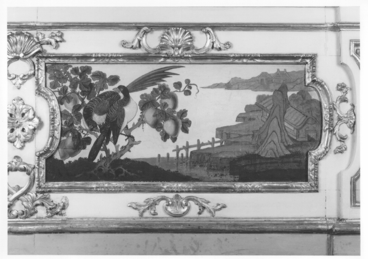 paesaggio lacustre (dipinto, elemento d'insieme) di Alfieri Benedetto, Massa Pietro (metà sec. XVIII)