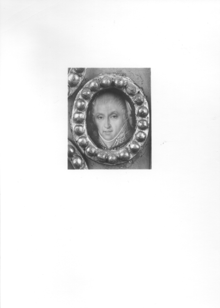 ritratto di Carlo felice di Savoia (miniatura, elemento d'insieme) - ambito piemontese (prima metà sec. XIX)