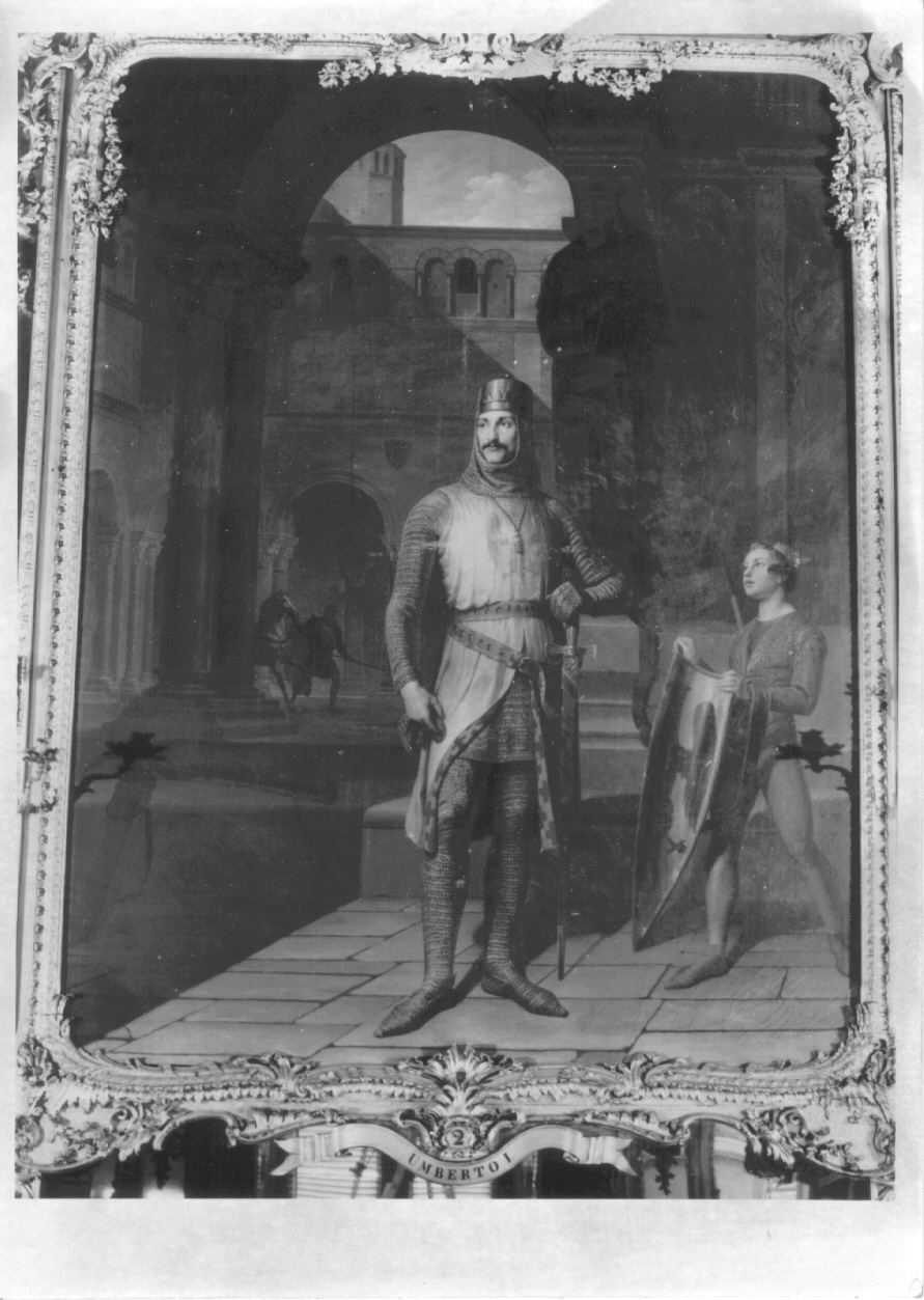 ritratto di Umberto I di Savoia (dipinto, opera isolata) di Ayres Pietro (secondo quarto sec. XIX)