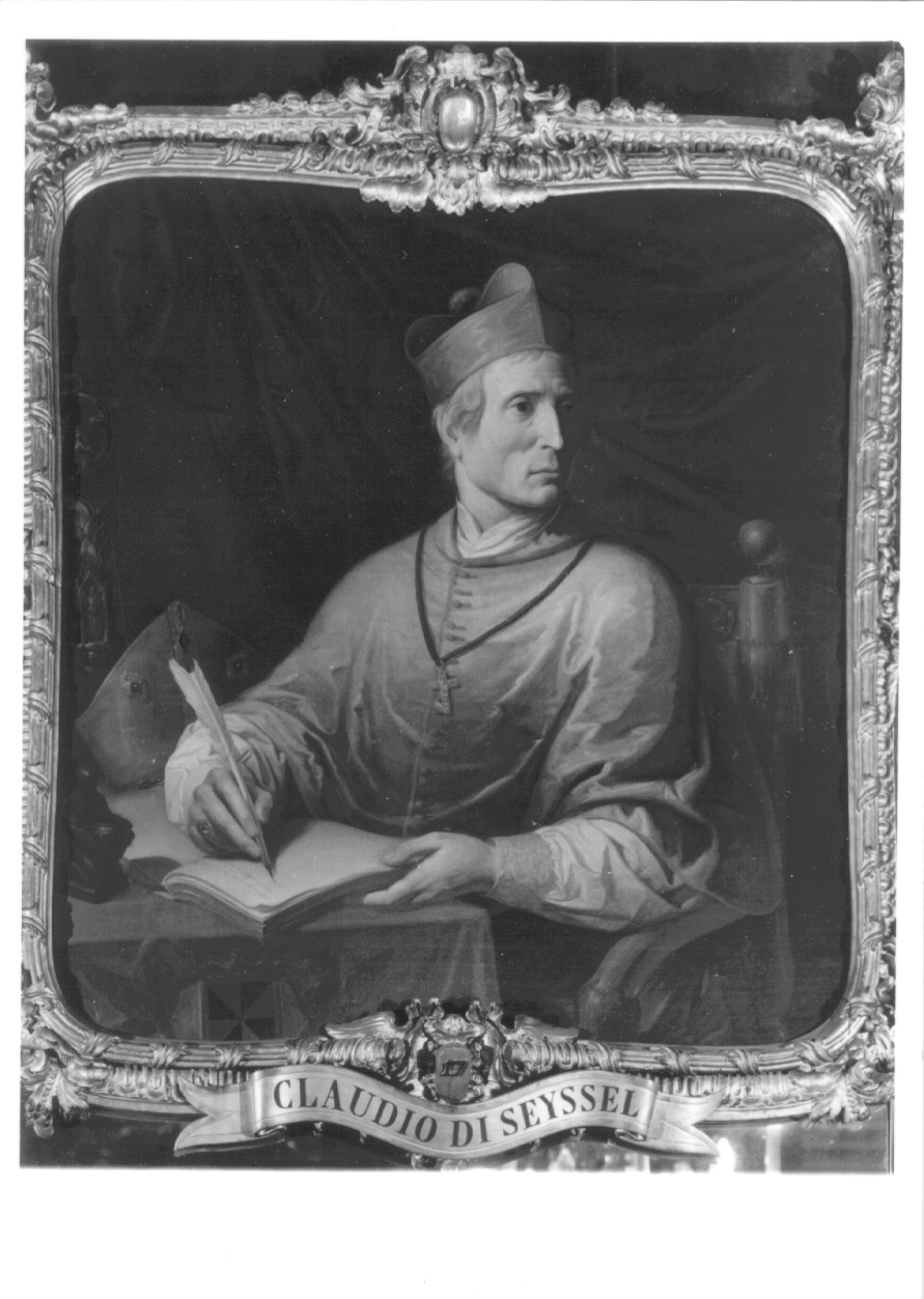 ritratto dell'arcivescovo Claudio di Seyssel (dipinto, opera isolata) di Cornaglia Francesco (secondo quarto sec. XIX)