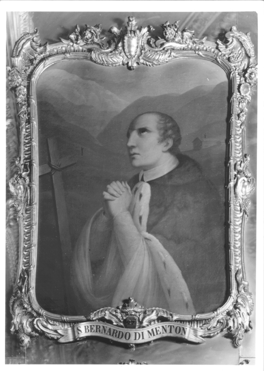 San Bernardo da Mentone (dipinto, opera isolata) - ambito piemontese (secondo quarto sec. XIX)