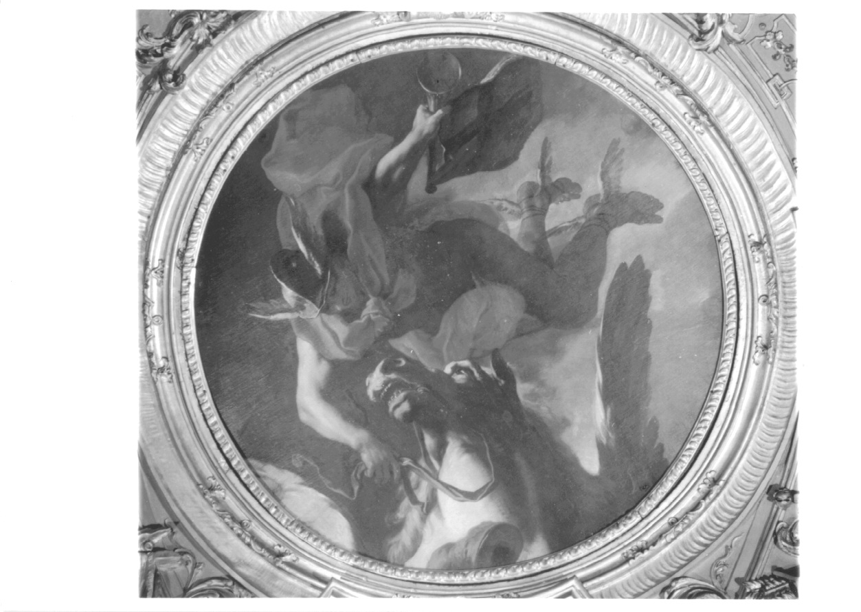 Mercurio e Pegaso (dipinto, elemento d'insieme) di Seyter Daniel (ultimo quarto sec. XVII)