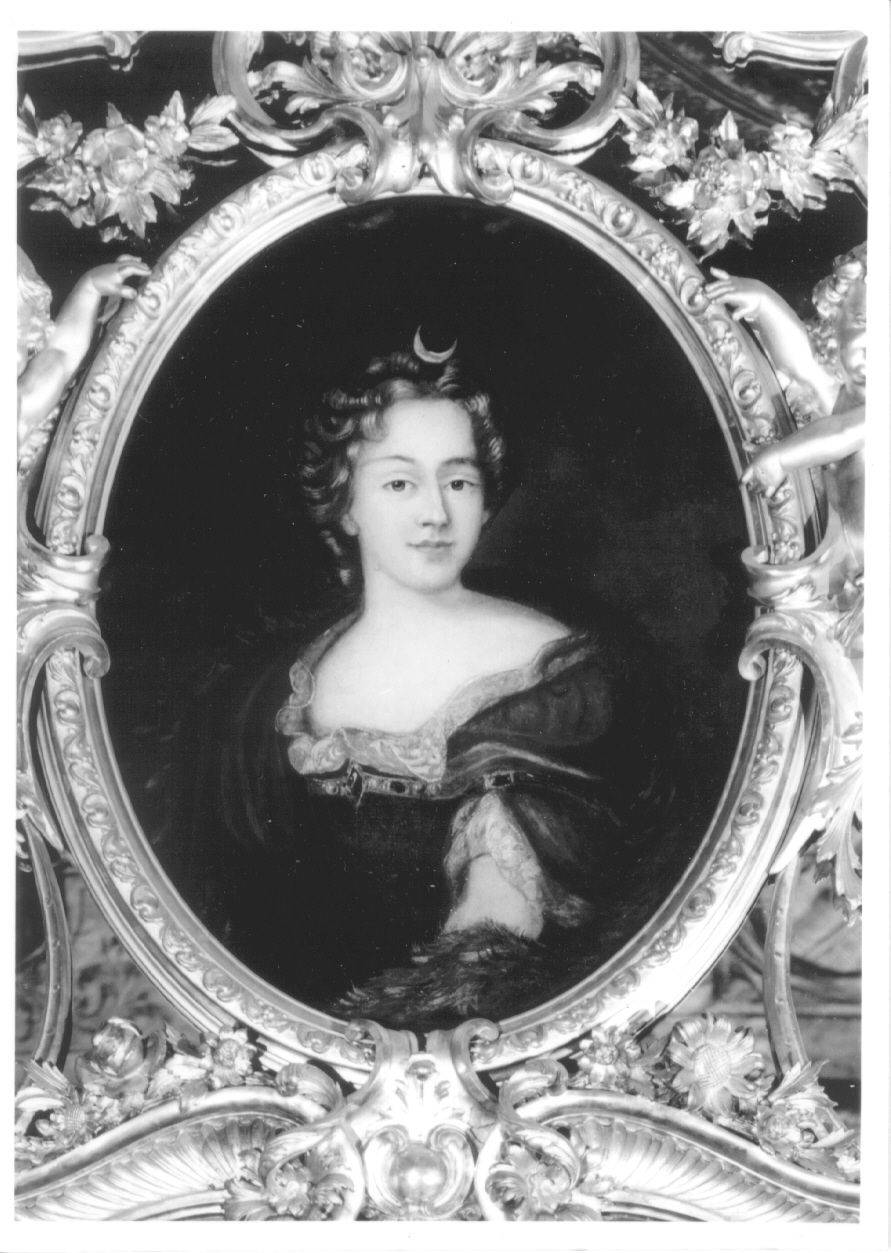 ritratto di nobildonna (dipinto, opera isolata) - ambito piemontese (seconda metà sec. XVII)