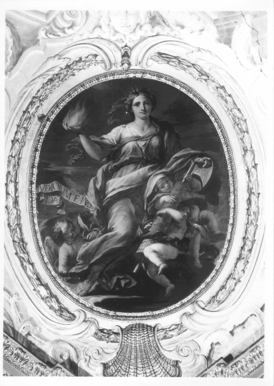 La Giustizia, giustizia (dipinto, complesso decorativo) di Scilla Agostino (ultimo quarto sec. XVII)