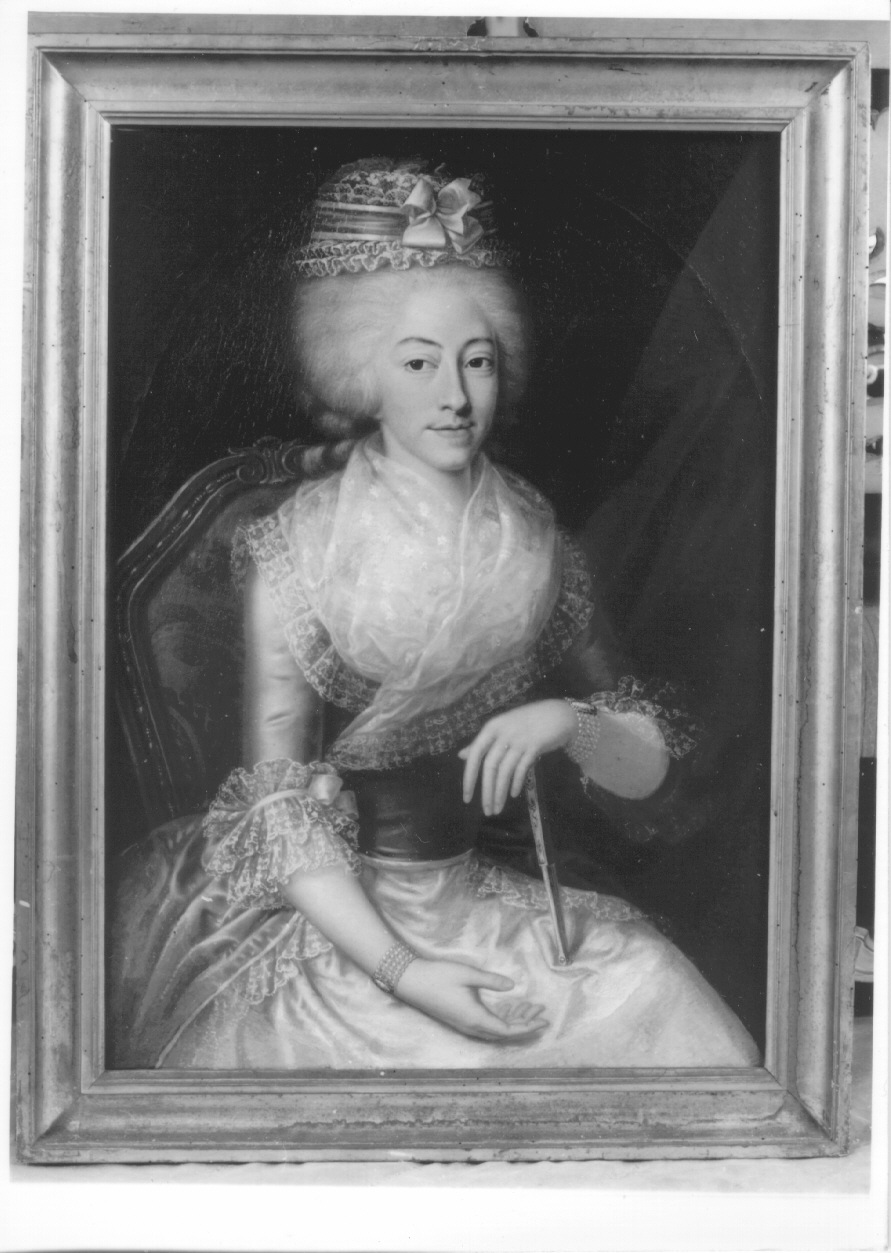 Ritratto della principessa Maria Felicita di Savoia, ritratto di Maria Felicita di Savoia (dipinto, opera isolata) di Panealbo Giovanni (attribuito) (ultimo quarto sec. XVIII)