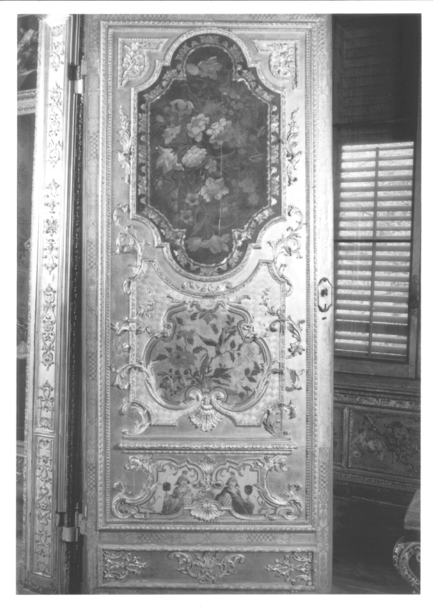 motivi decorativi floreali (porta, opera isolata) di Alfieri Benedetto, Neurone Cesare Giuseppe, Crotti Michele, Kenello Antonio, Riva Amedeo, Bianco Salvatore, Morsino Giuseppe, Ballarino Michele, Bononcelli Lorenzo, Massa Pietro, Valle Giovanni (fine/inizio, secondo quarto secc. XVII/ XVIII, sec. XVIII)