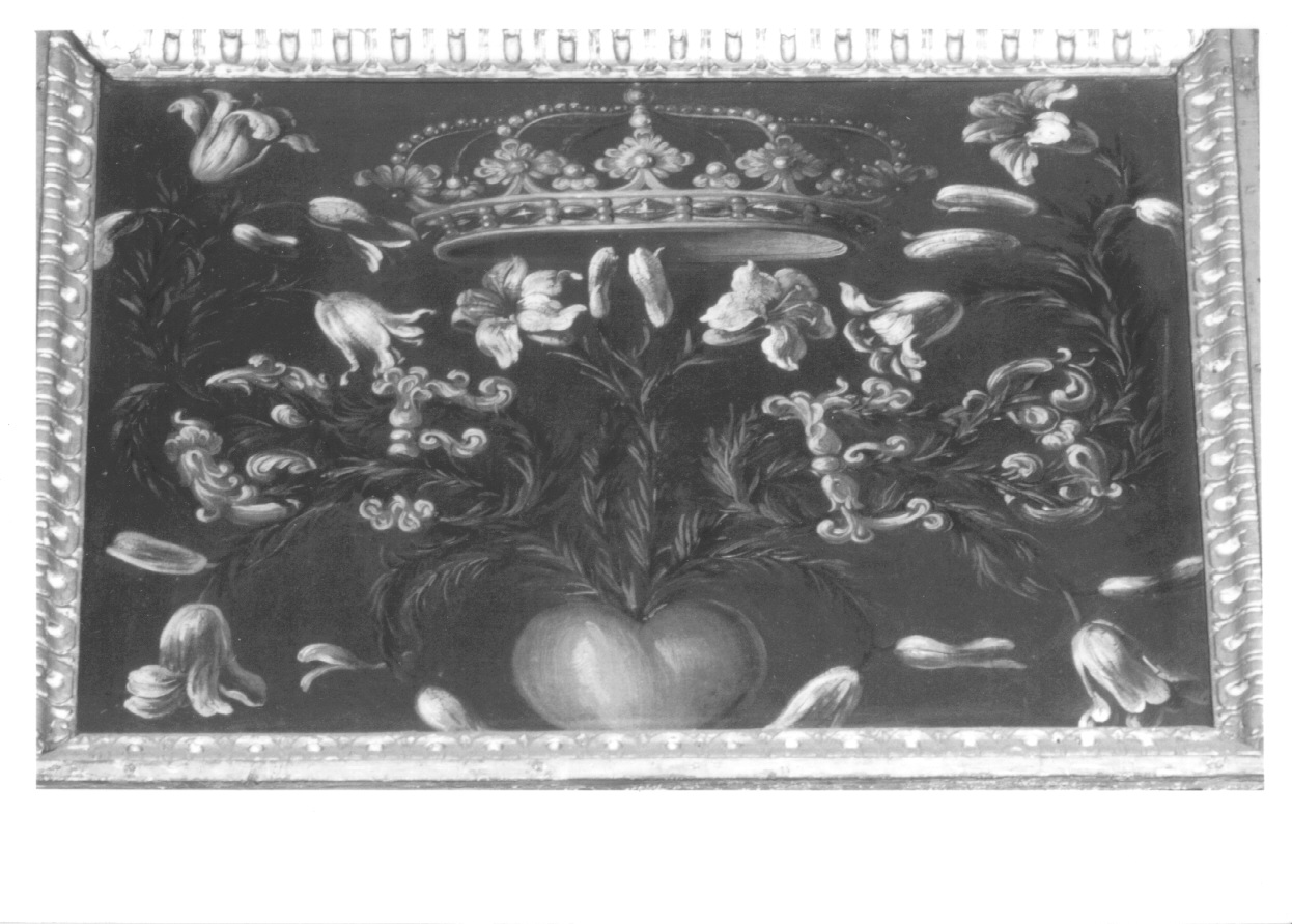 cifre e corone (dipinto, opera isolata) di Buffi Gian Luigi, Grattapaglia Giovan Battista (terzo quarto sec. XVII)
