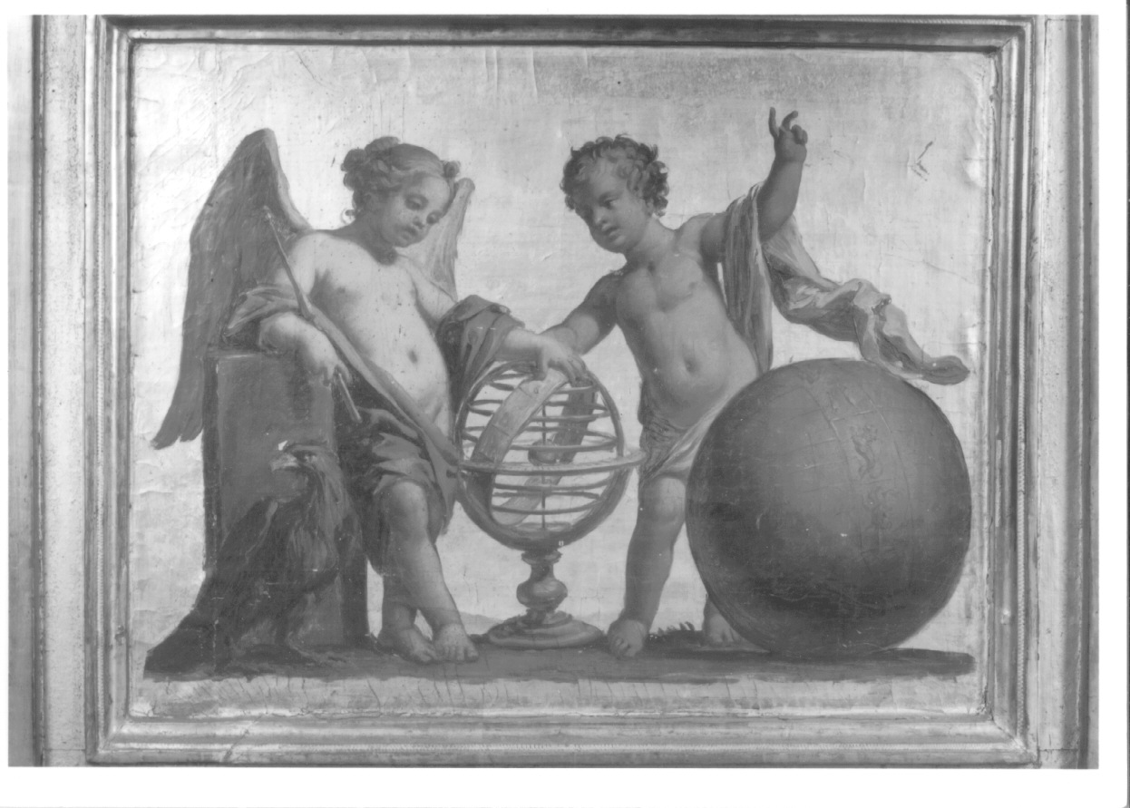 allegoria dell'Astronomia (dipinto, elemento d'insieme) di Valeriani Giuseppe (secondo quarto sec. XVIII)