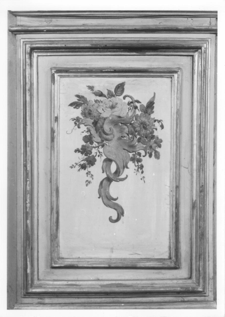 fiori (dipinto, elemento d'insieme) - ambito piemontese (terzo quarto sec. XVIII)