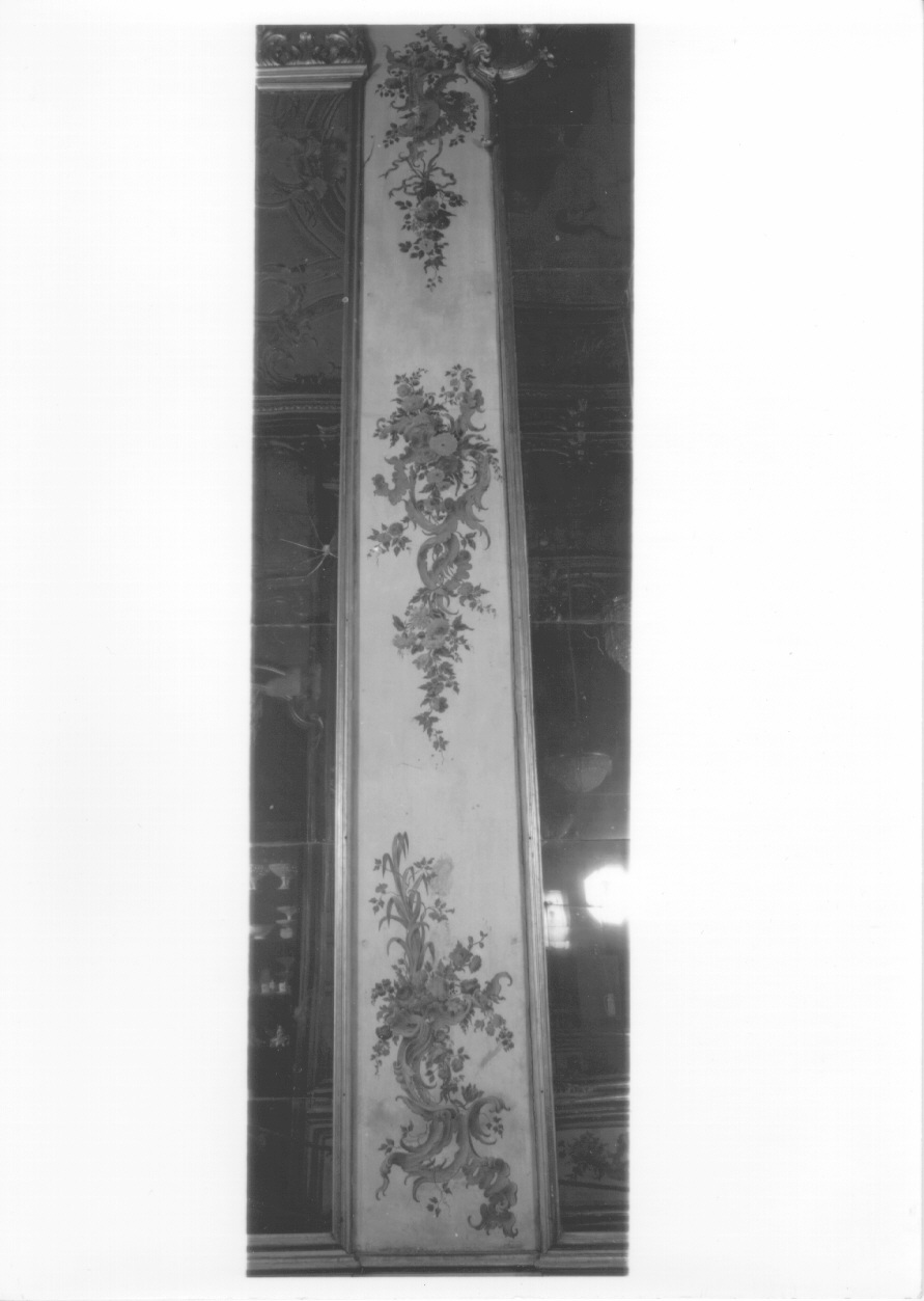 fiori (dipinto, elemento d'insieme) - ambito piemontese (terzo quarto sec. XVIII)