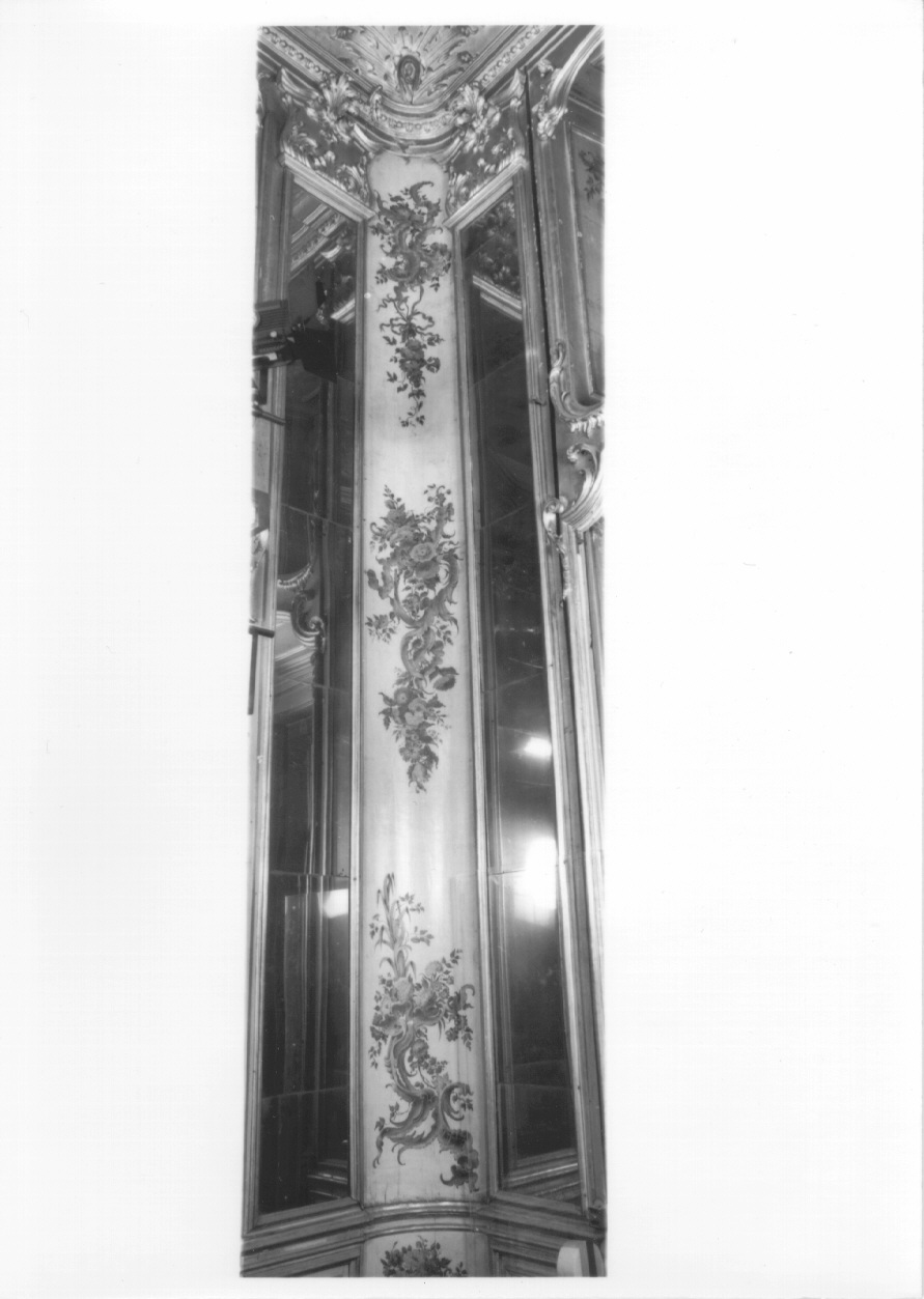 fiori (dipinto, elemento d'insieme) - ambito piemontese (terzo quarto sec. XVIII)