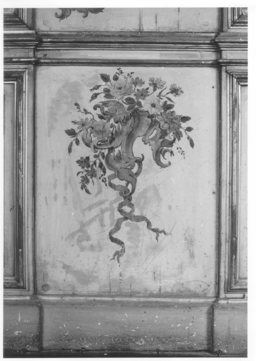 fiori (dipinto, elemento d'insieme) - ambito piemontese (terzo quarto sec. XVIII)