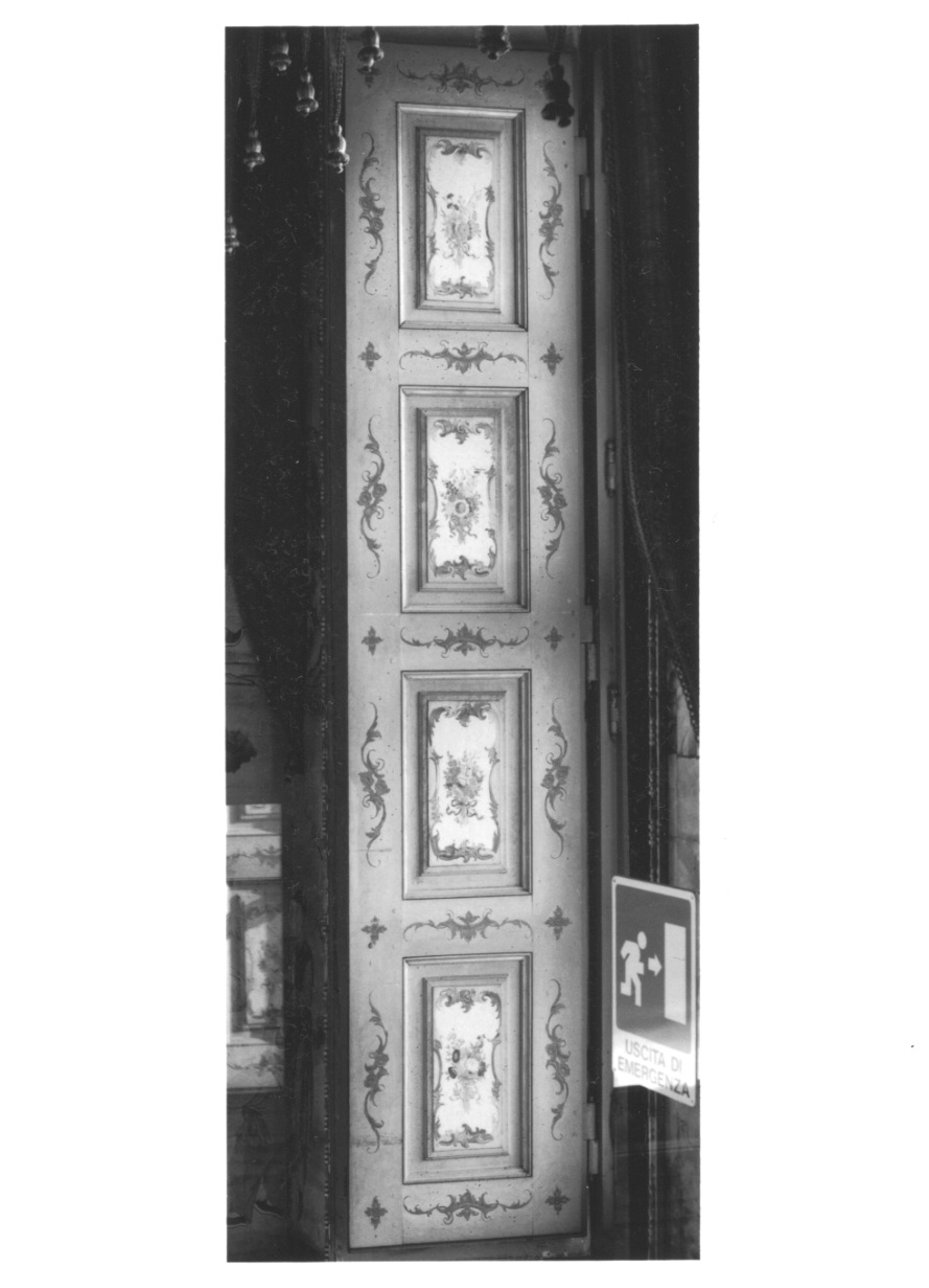 MOTIVI DECORATIVI VEGETALI (scuro di finestra, elemento d'insieme) di Alberoni Giovanni Battista (attribuito) (terzo quarto sec. XVIII)