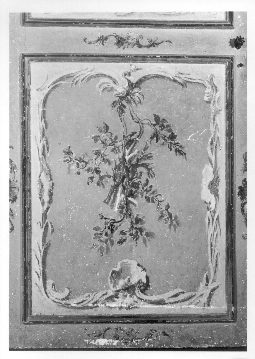 motivi decorativi vegetali (porta, opera isolata) di Alberoni Giovanni Battista - ambito piemontese (metà sec. XVIII)