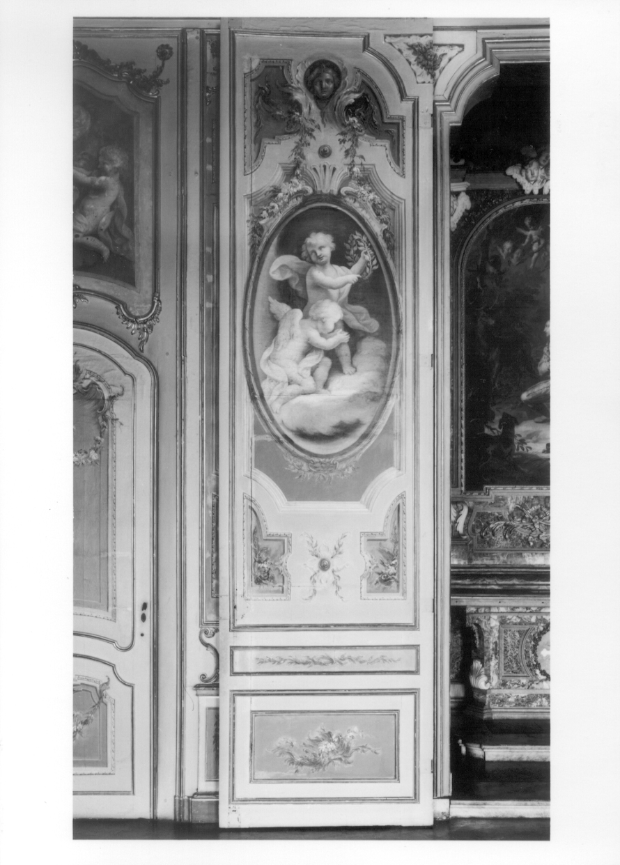 PUTTI CHE GIOCANO (elemento decorativo, elemento d'insieme) di Perego Gaetano, Nepote Ignazio (terzo quarto sec. XVIII)