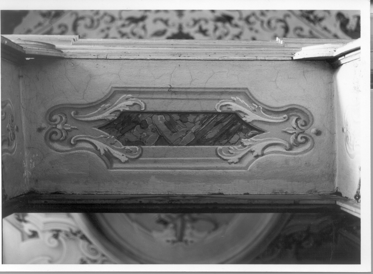 MOTIVI DECORATIVI ARCHITETTONICI (decorazione pittorica, opera isolata) di Pozzo Pietro Antonio (attribuito), Juvarra Filippo (attribuito) (secondo quarto sec. XVIII)