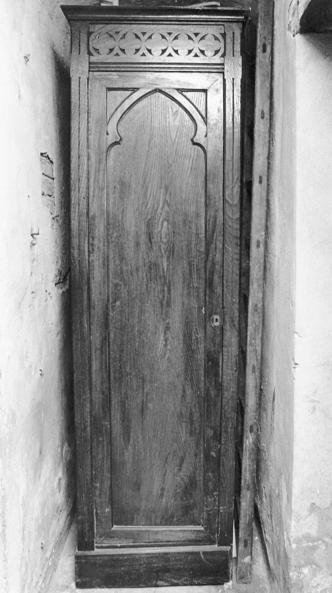 mobile da sacrestia, serie - ambito piemontese (fine/inizio secc. XIX/ XX)