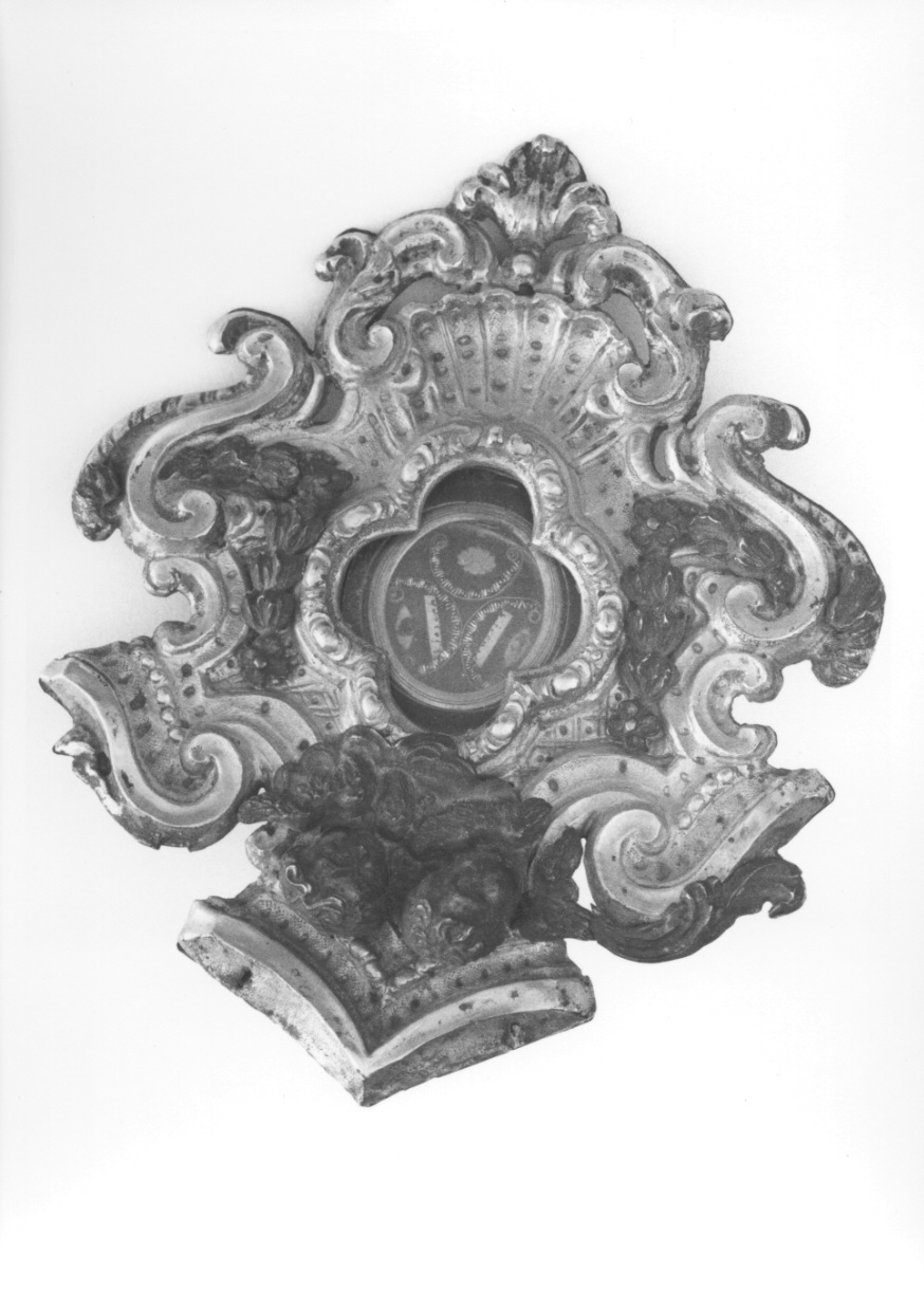 reliquiario, opera isolata - ambito piemontese (seconda metà sec. XVIII)