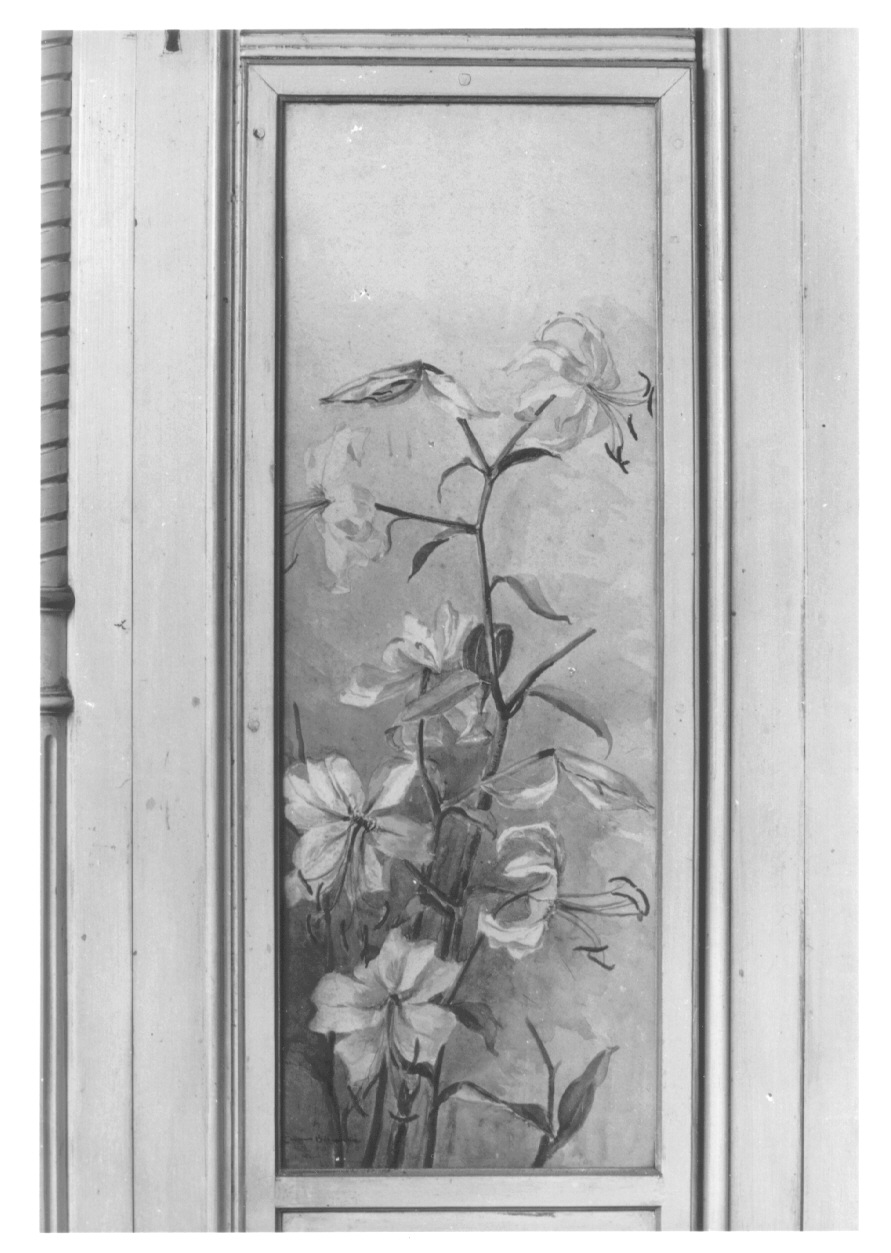 fiori (dipinto, elemento d'insieme) di Biscarra Emma (inizio sec. XX)