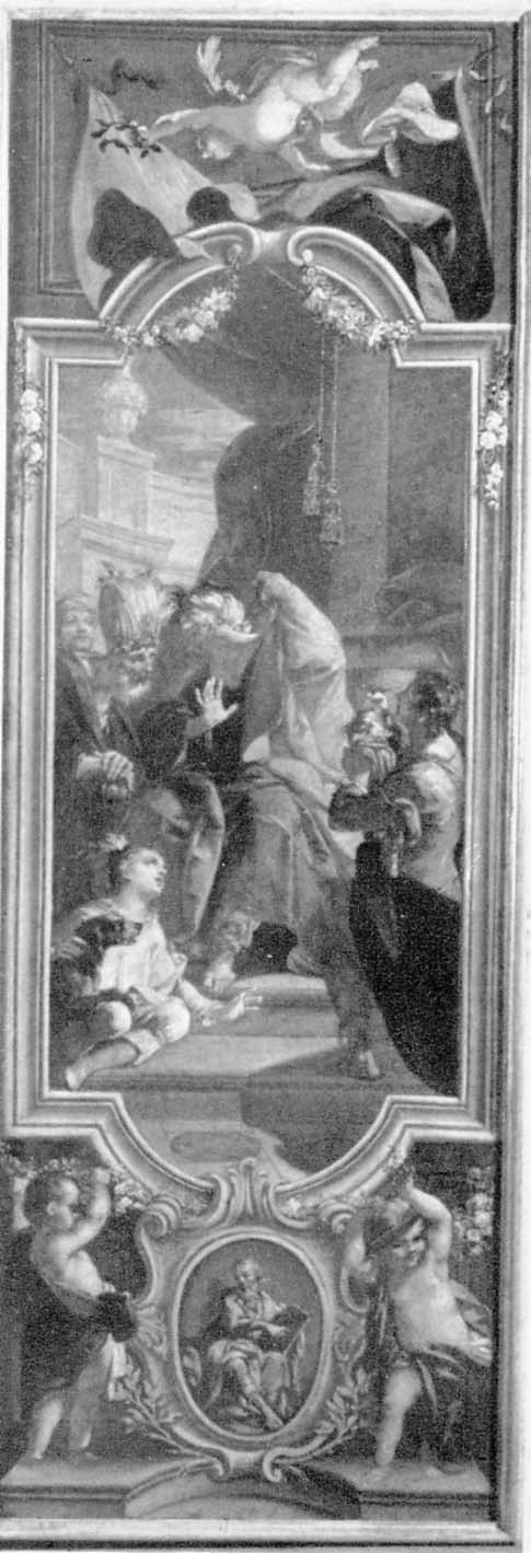 il capo e le mani di Ciro mozzate (dipinto) di Beaumont Claudio Francesco (secondo quarto sec. XVIII)