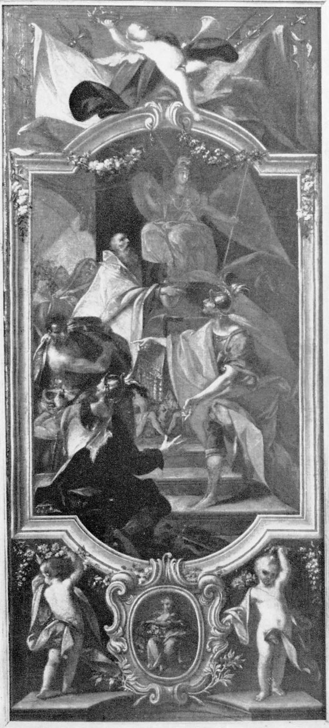 Senofonte riceve l'annuncio della morte del figlio (dipinto) di Beaumont Claudio Francesco (secondo quarto sec. XVIII)