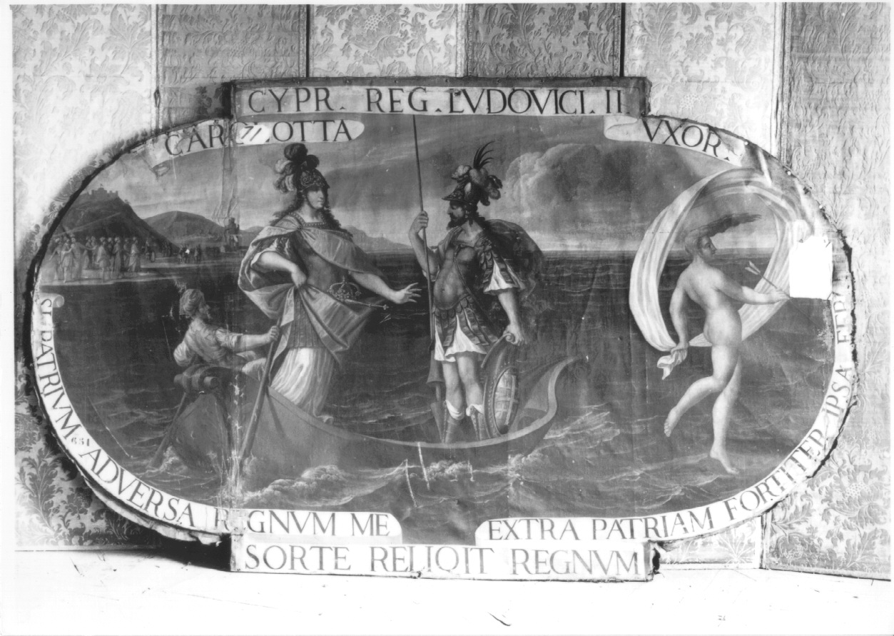impresa gentilizia di Carlotta regina di Cipro (dipinto, ciclo) - ambito luganese (terzo quarto sec. XVII)