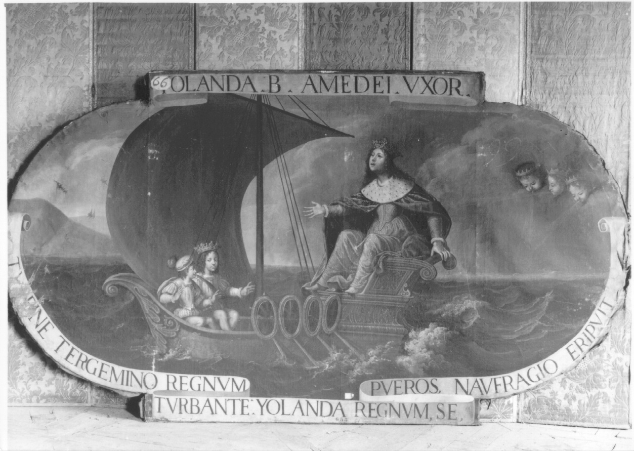 impresa gentilizia di Jolanda di Savoia (dipinto, ciclo) - ambito luganese (terzo quarto sec. XVII)