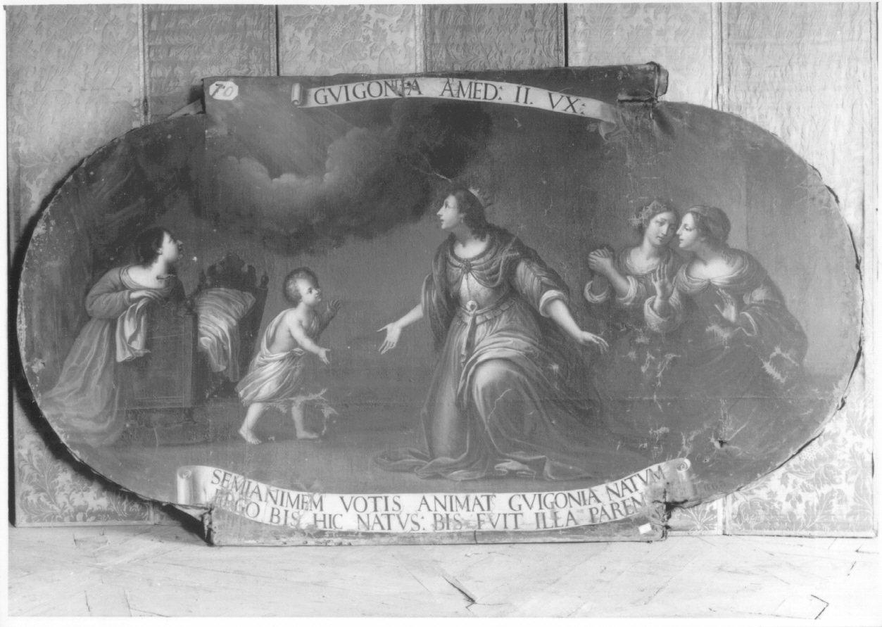 impresa gentilizia di Eugenia di Savoia (dipinto, ciclo) - ambito luganese (terzo quarto sec. XVII)