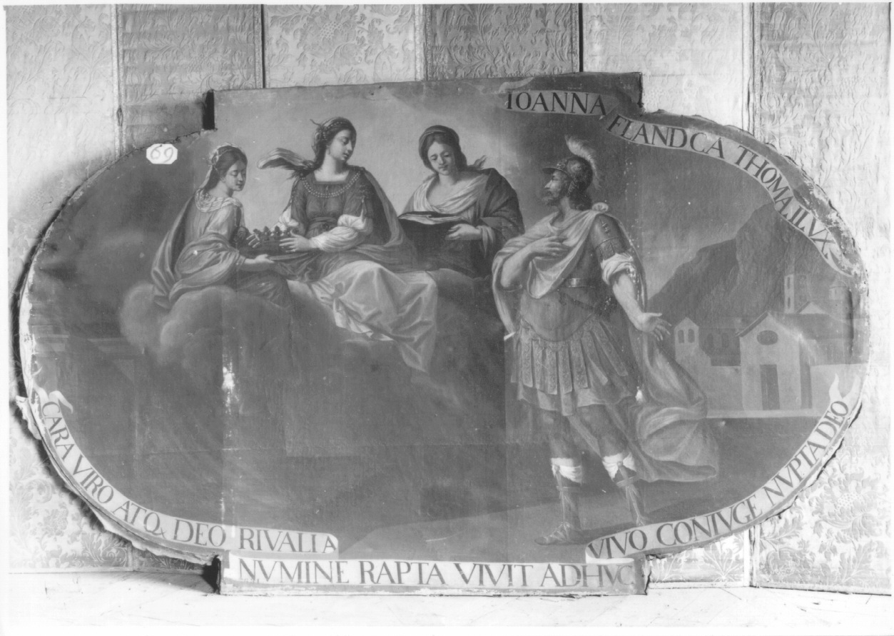 impresa gentilizia di Giovanna di Savoia (dipinto, ciclo) - ambito luganese (terzo quarto sec. XVII)