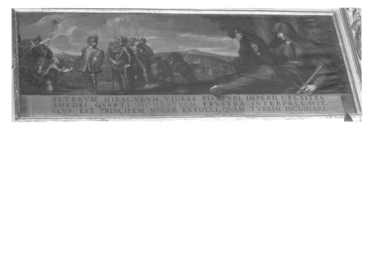 allegoria della modestia di Amedeo IV di Savoia (dipinto, opera isolata) - ambito piemontese (terzo quarto sec. XVII)