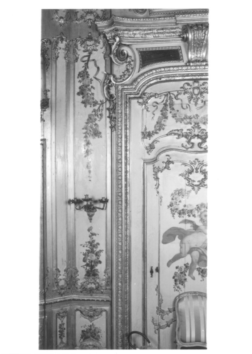 motivi decorativi floreali (boiserie, complesso decorativo) di Beaumont Claudio Francesco (metà sec. XVIII)