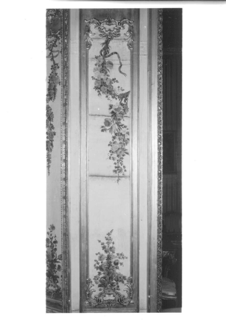 motivi decorativi floreali (dipinto, elemento d'insieme) di Beaumont Claudio Francesco (metà sec. XVIII)