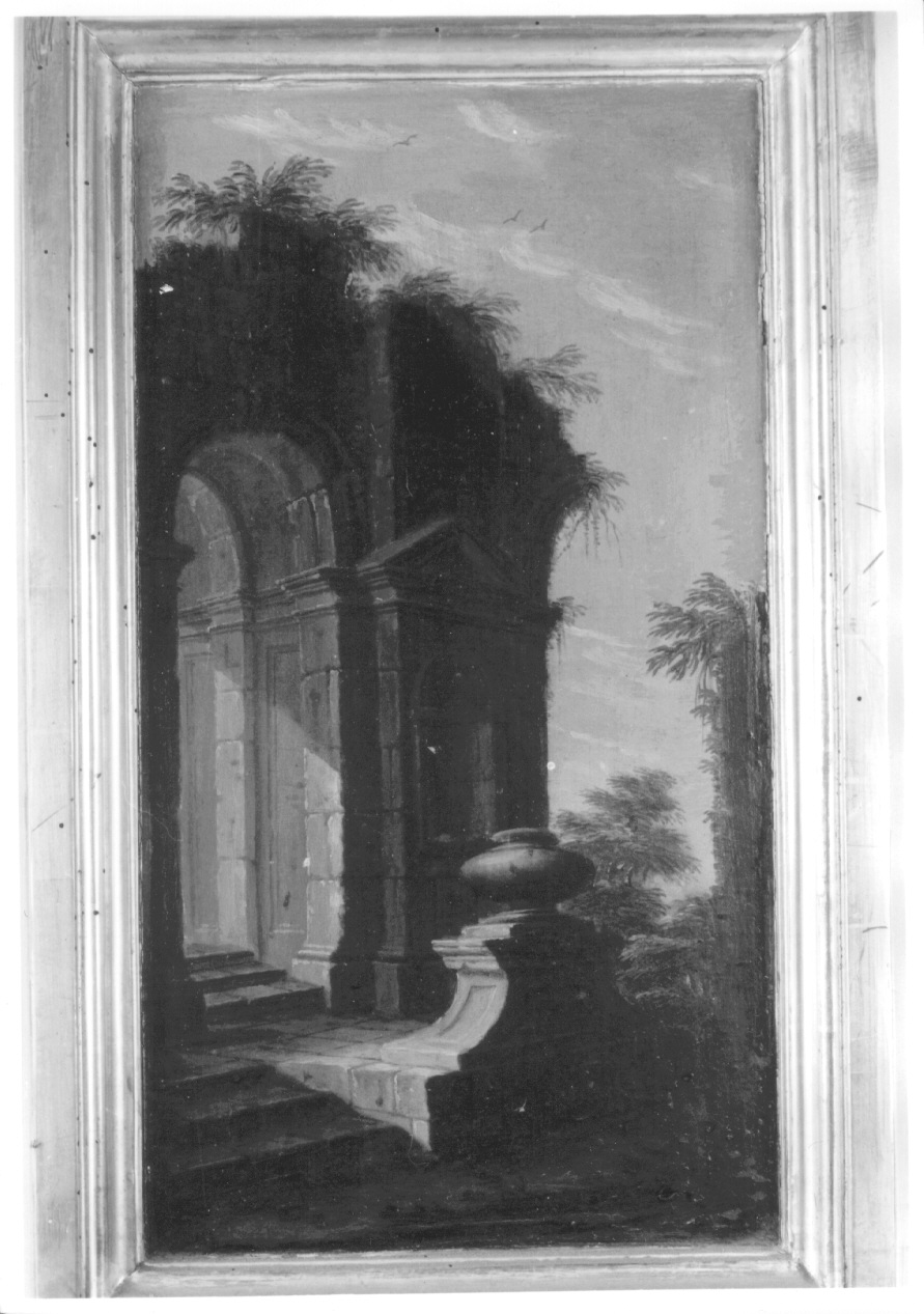 rovine architettoniche (dipinto, elemento d'insieme) di Gambone Giovanni Domenico (secondo quarto sec. XVIII)